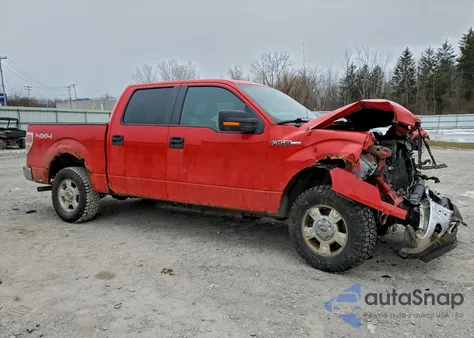 2014 Ford F150 Supercrew из США, поврежденный, VIN 1FTFW1EF4EFB77599